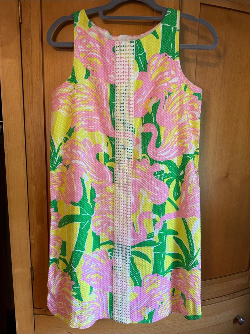 Lilly Pulitzer for Target Pink, Yellow & Green Tropical Shift Dress